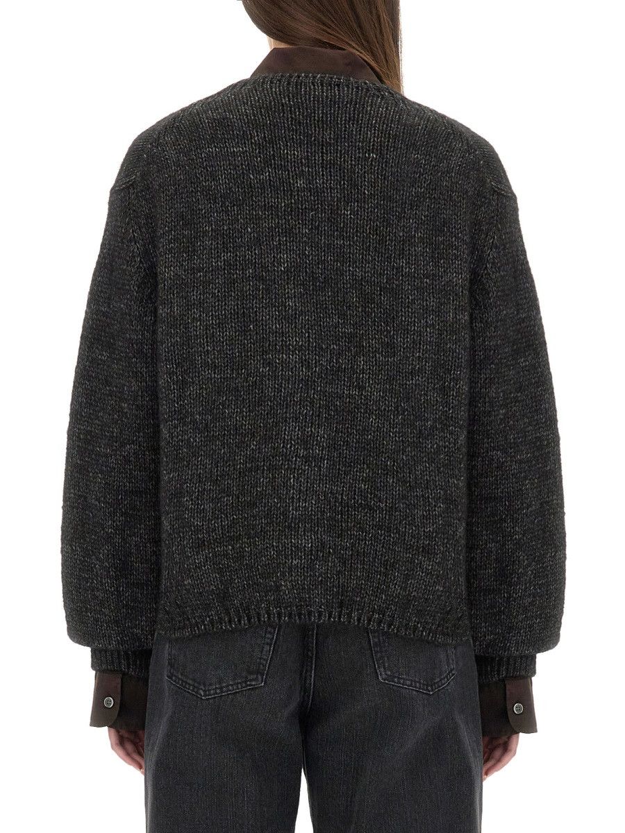 Our Legacy OUR LEGACY CARDIGAN "ACADEMY" - BLACK (EU 36) Size XS / US 0-2 / IT 36-38 - 3 Thumbnail