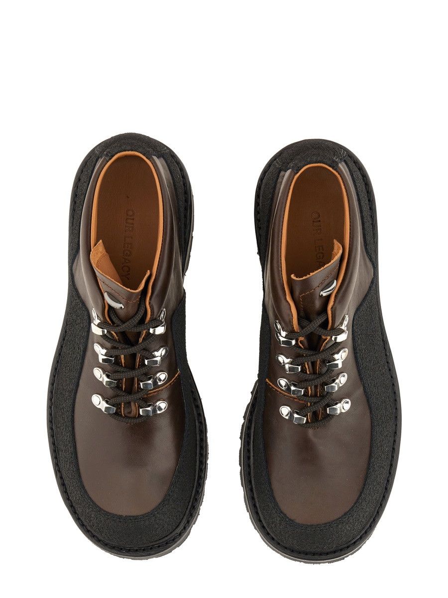Our Legacy OUR LEGACY LEATHER "QUEST" SHOE - BROWN (IT 41) Size US 8 / EU 41 - 5 Thumbnail