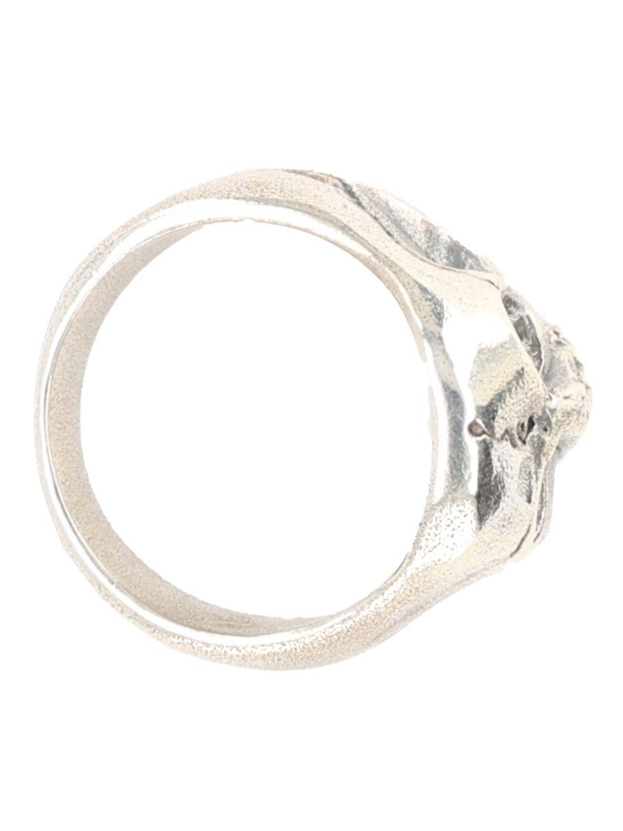 Our Legacy OUR LEGACY ANELLO "CRANIUM" - SILVER Size ONE SIZE - 3 Thumbnail