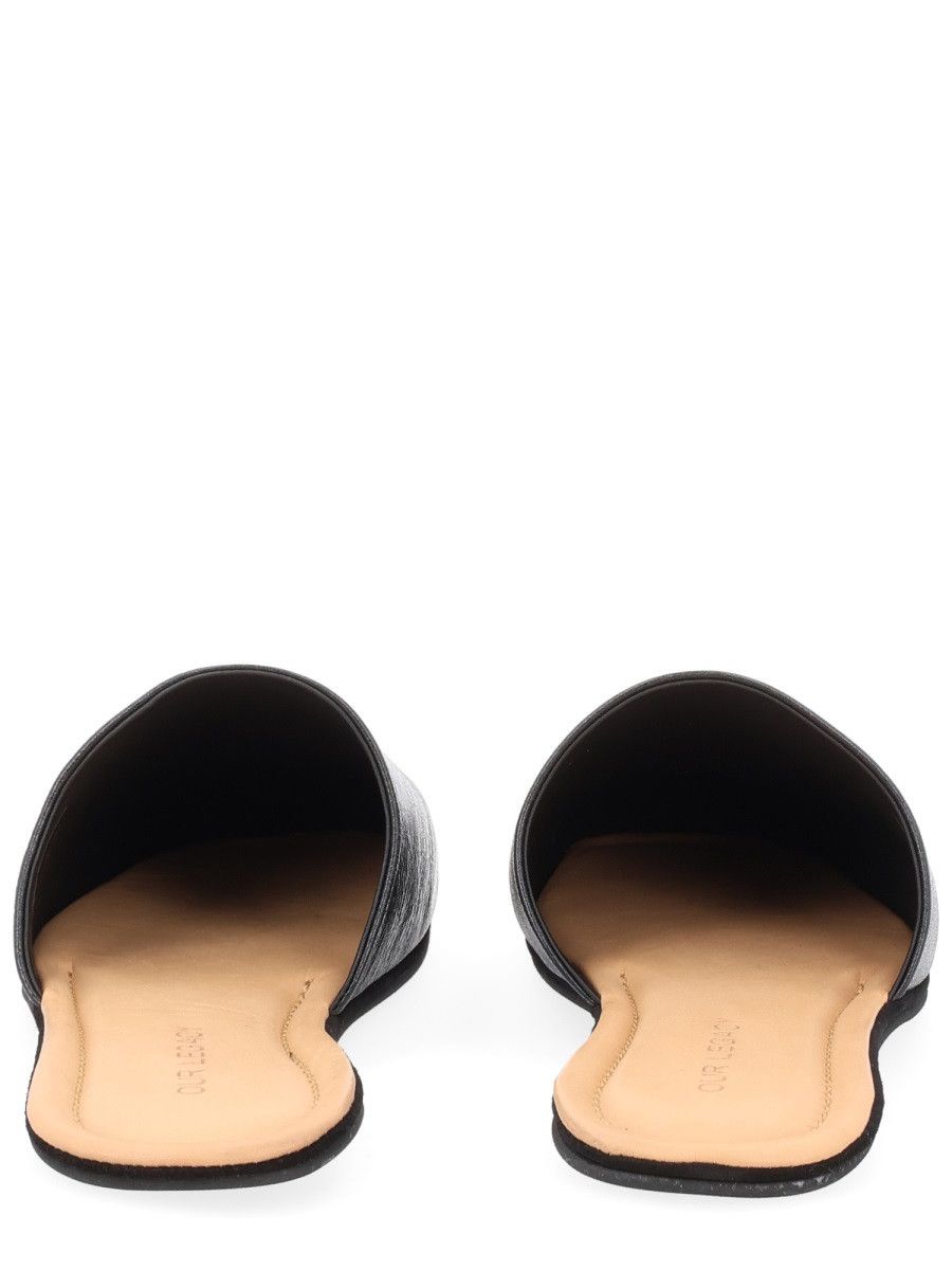 Our Legacy OUR LEGACY SLIPPER "CIGAR" - BLACK (IT 42) Size US 9 / EU 42 - 4 Thumbnail