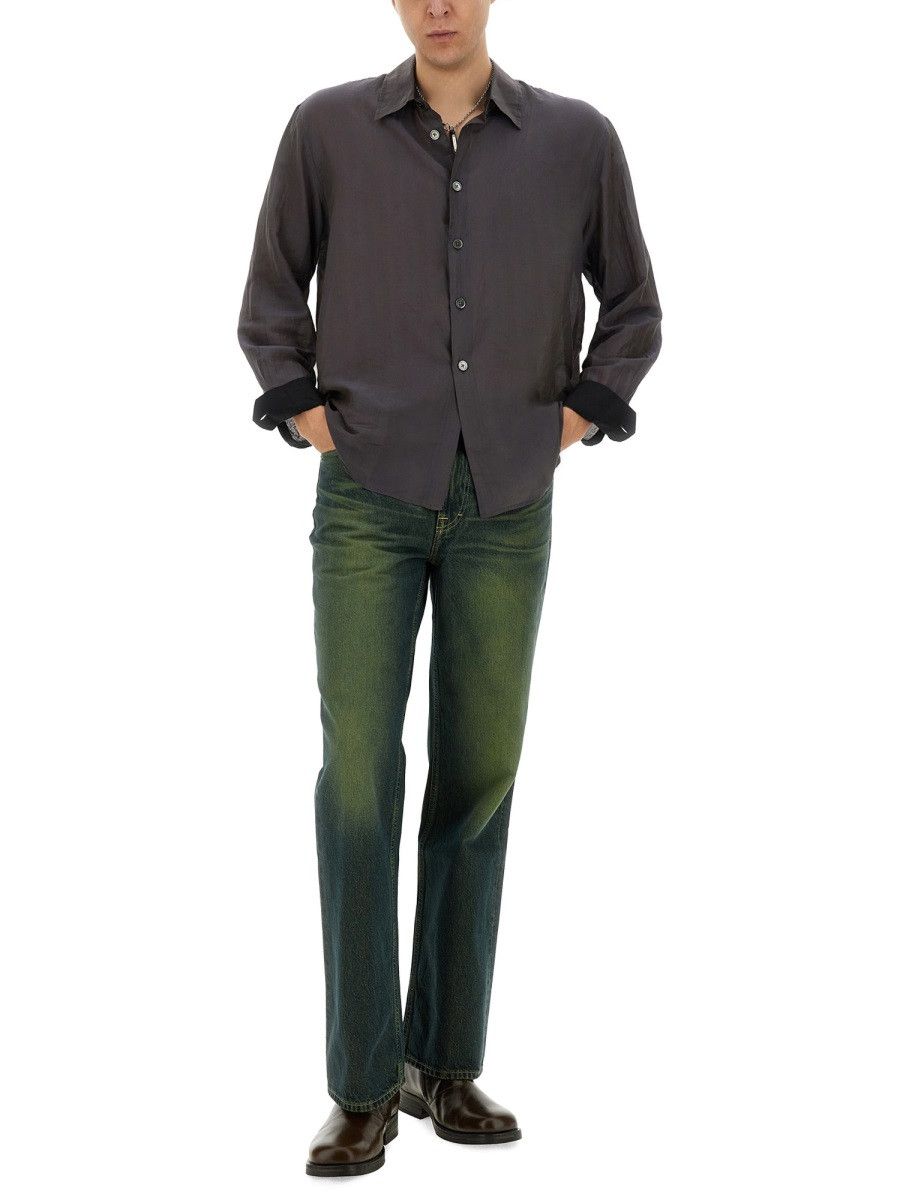 Our Legacy OUR LEGACY STRAIGHT LEG JEANS - GREEN (JEANS 33) Size US 33 - 2 Thumbnail