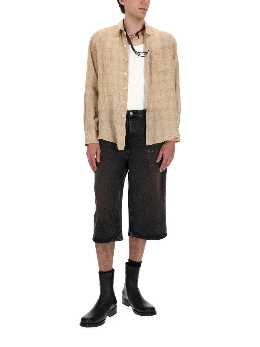 Our Legacy OUR LEGACY CAMICIA IN LINO - BEIGE (IT 50) Size US L / EU 52-54 / 3 - 2 Thumbnail