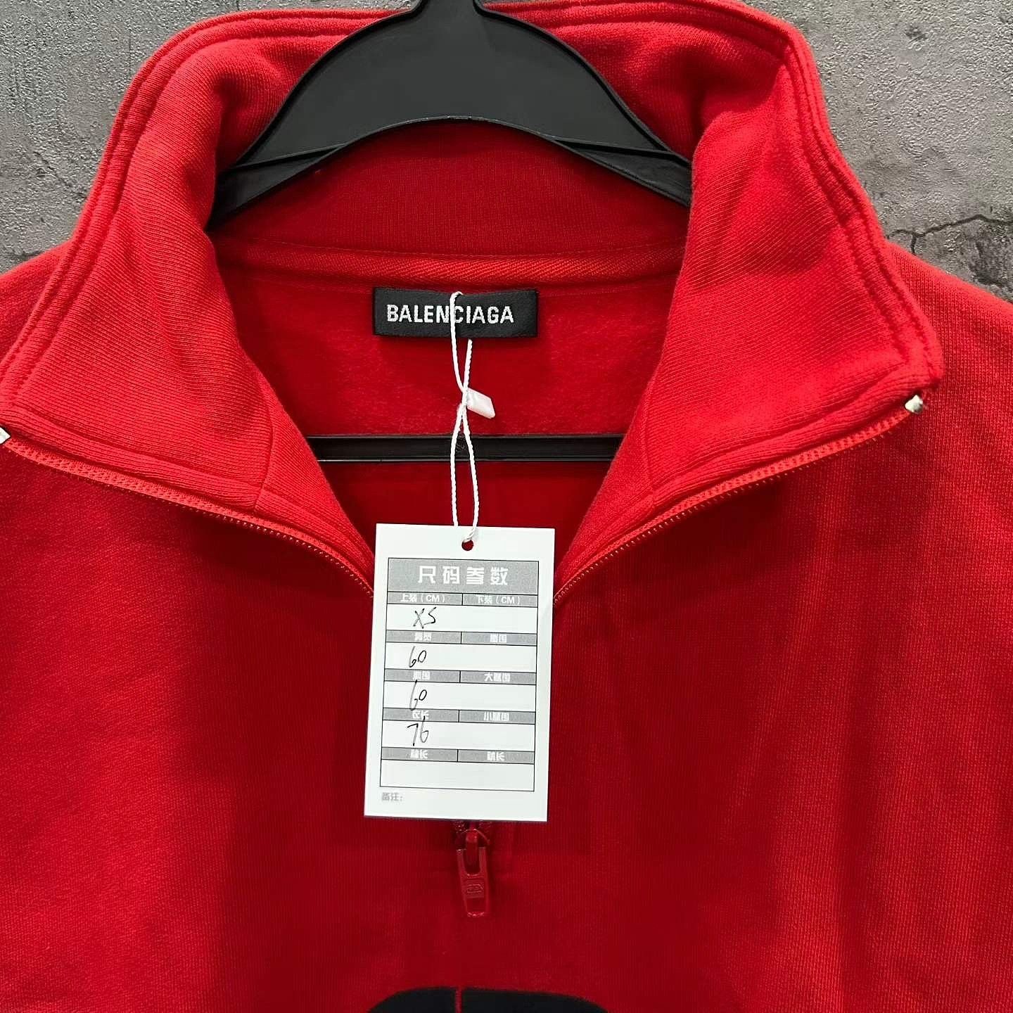 Balenciaga Balenciaga Logo Half Zip Pullover Size XS Size US XS / EU 42 / 0 - 3 Thumbnail
