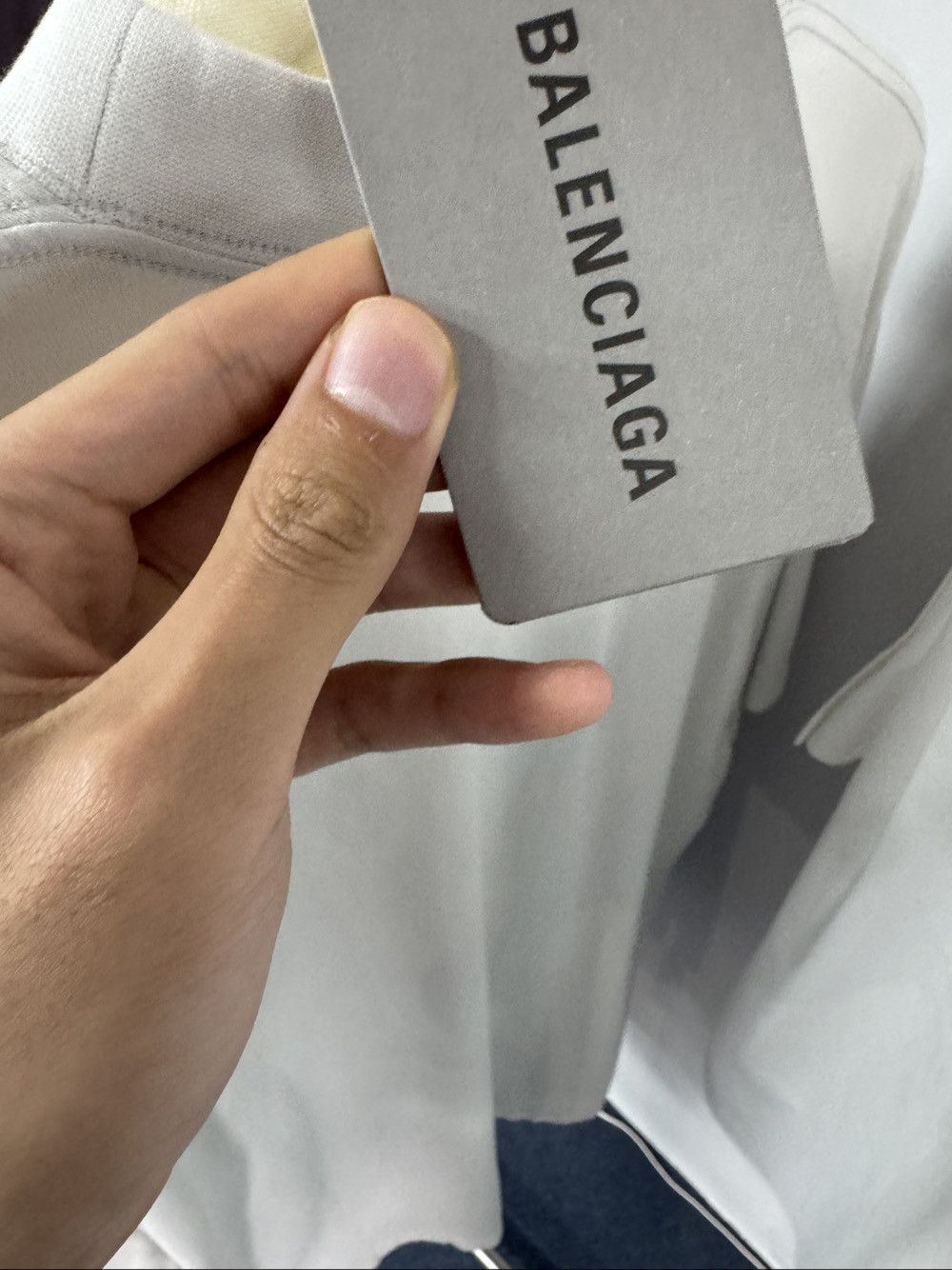 Balenciaga Balenciaga Logo Print T-Shirt Size L Size US L / EU 52-54 / 3 - 5 Thumbnail