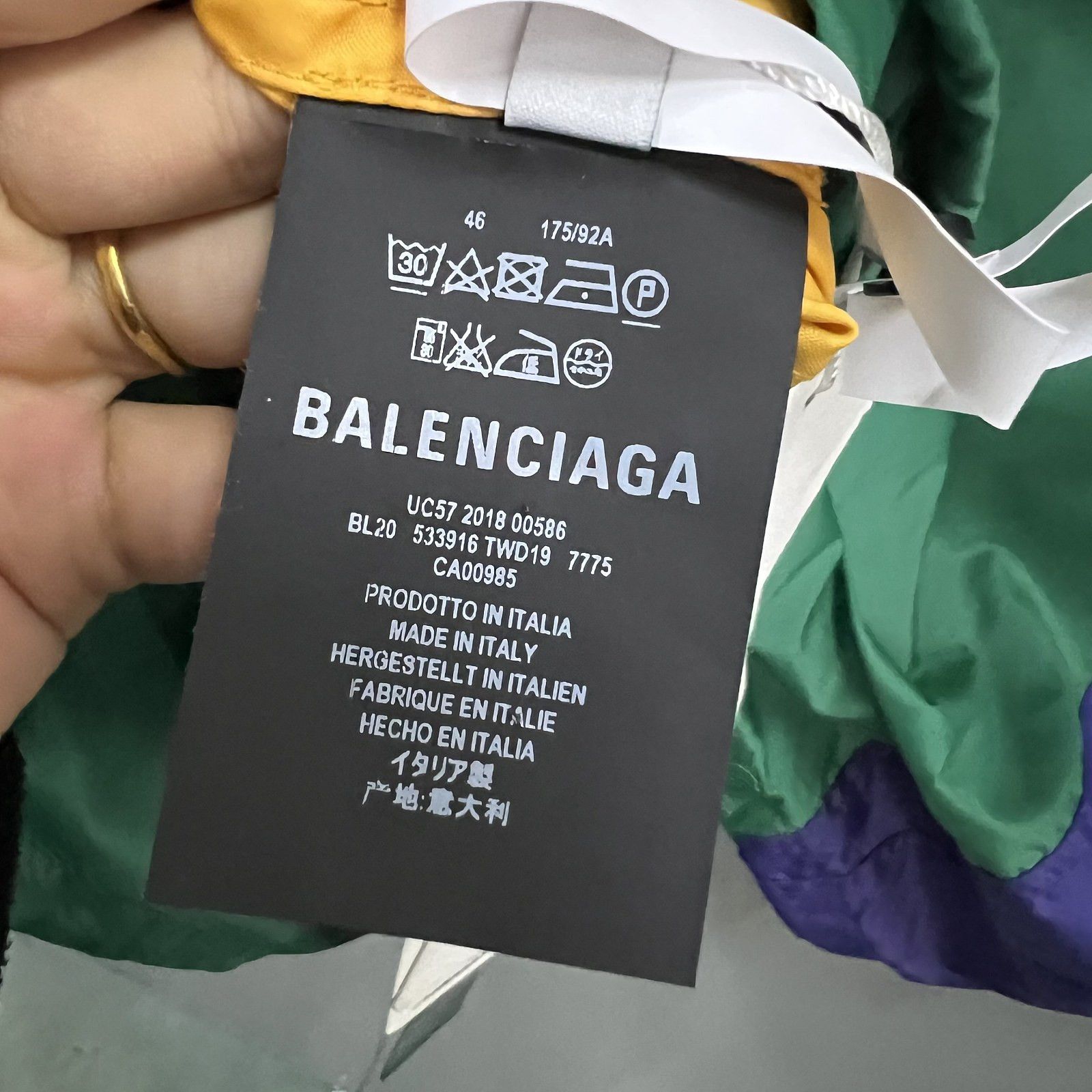 Balenciaga Balenciaga Colorblock Pullover Jacket Size S Size US S / EU 44-46 / 1 - 4 Thumbnail