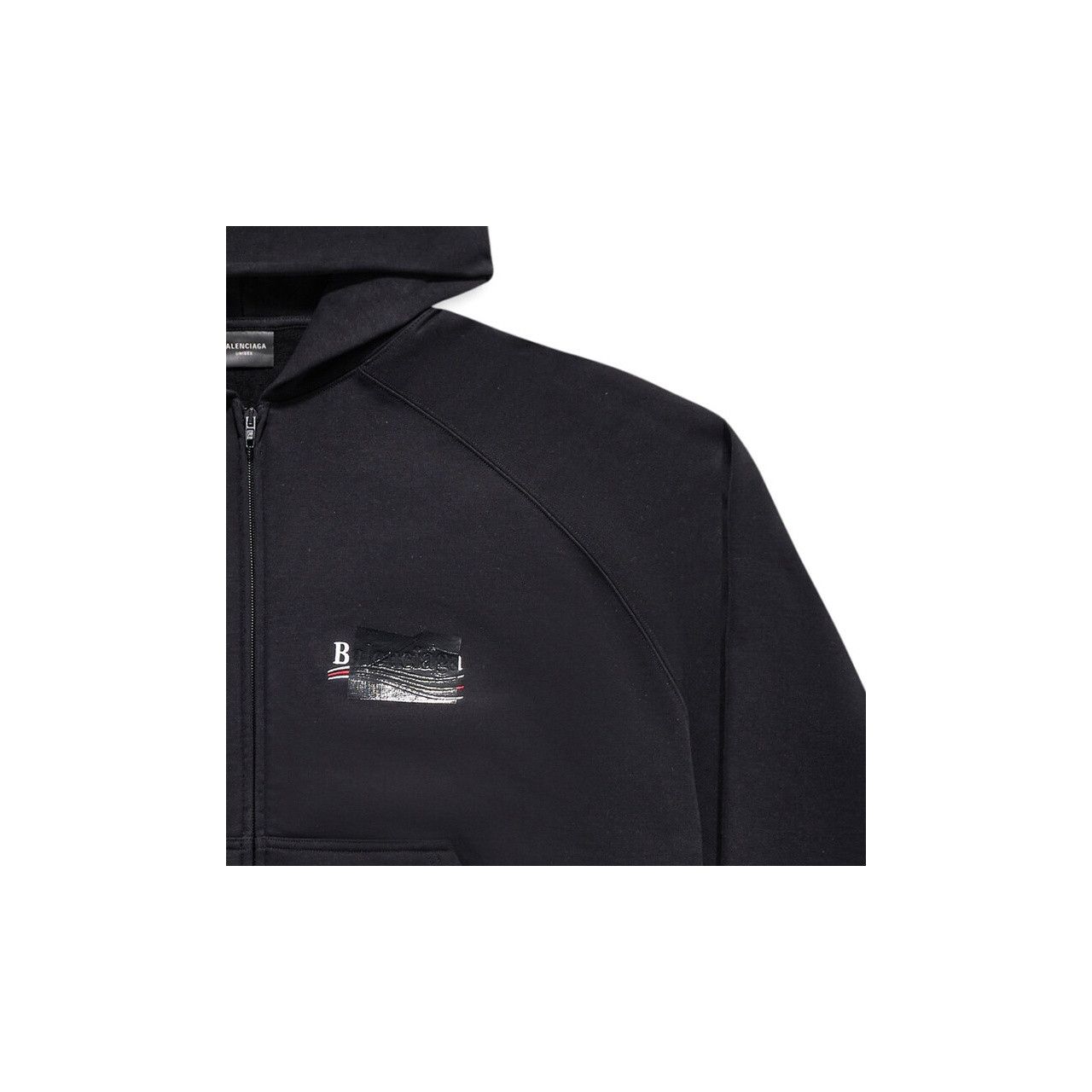 Balenciaga Balenciaga Logo Tape Hoodie Size M Size US M / EU 48-50 / 2 - 7 Thumbnail