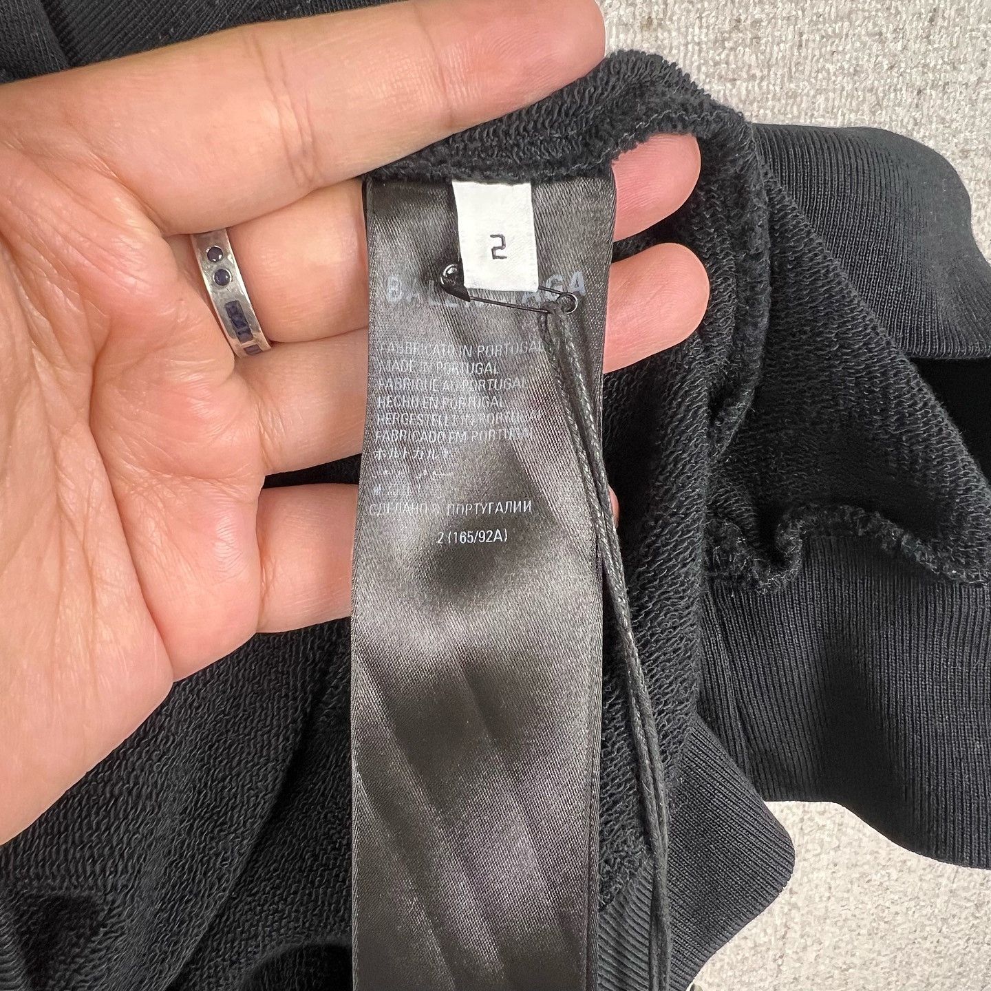 Balenciaga Balenciaga Logo Tape Hoodie Size M Size US M / EU 48-50 / 2 - 4 Thumbnail