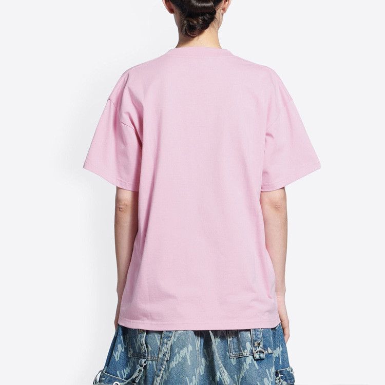 Balenciaga Balenciaga Paris Logo T-Shirt Pink Size S Size S / US 4 / IT 40 - 9 Thumbnail