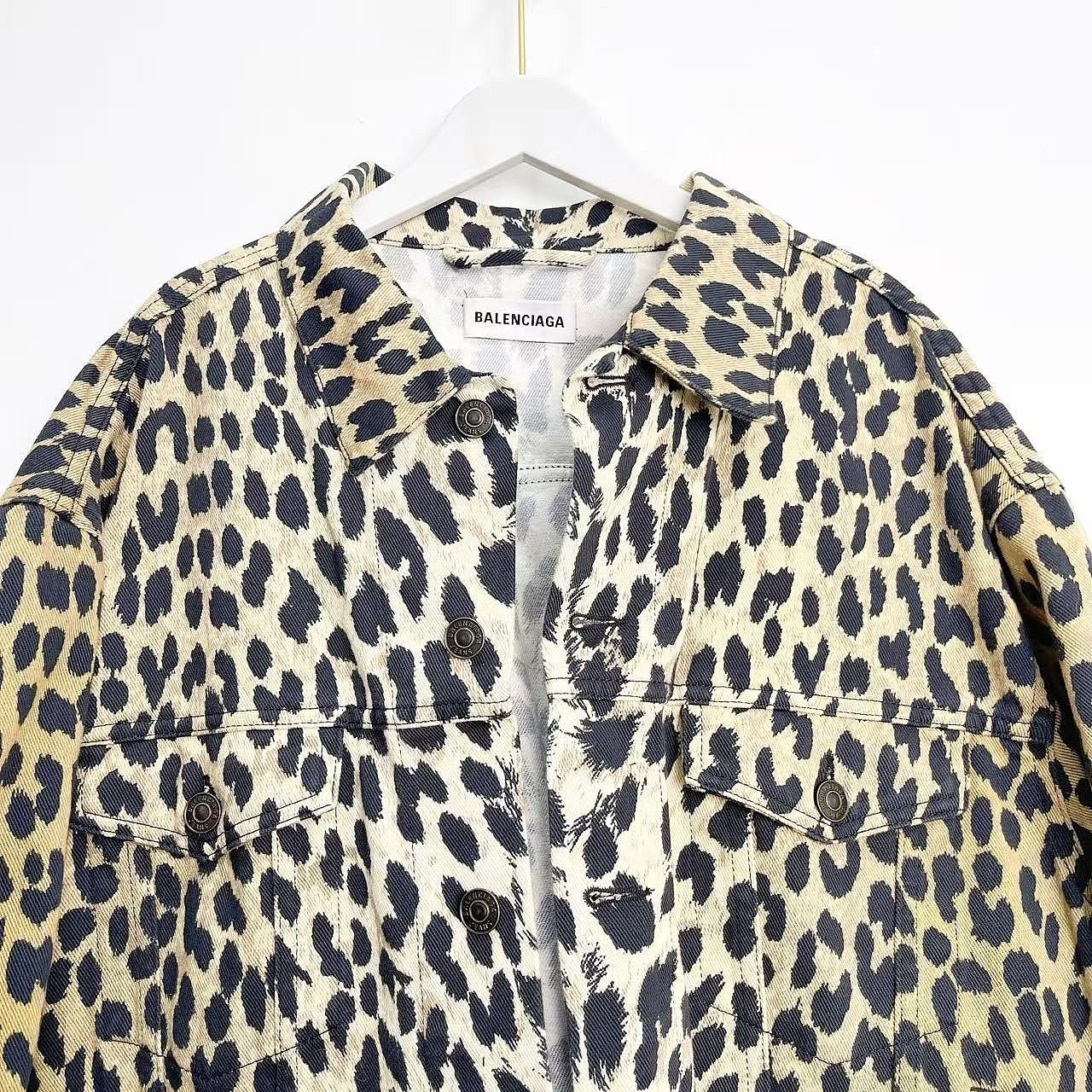 Balenciaga Balenciaga Leopard Print Jacket Size 34 Size XXS / US 00 / IT 34 - 5 Thumbnail