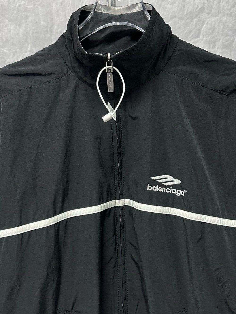 Balenciaga Balenciaga Logo Track Jacket Size XXS Size US XXS / EU 40 - 8 Thumbnail