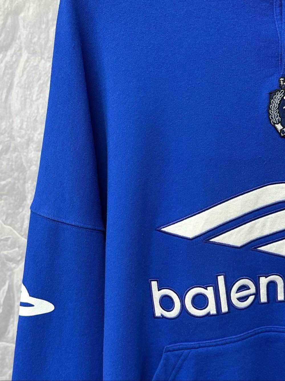 Balenciaga Balenciaga Football Logo Hoodie Size XS Size US XS / EU 42 / 0 - 6 Thumbnail
