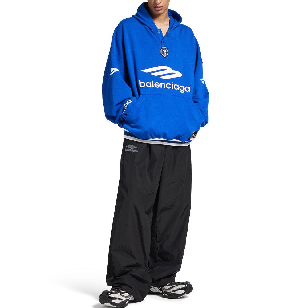 Balenciaga Balenciaga Football Logo Hoodie Size XS Size US XS / EU 42 / 0 - 10 Thumbnail