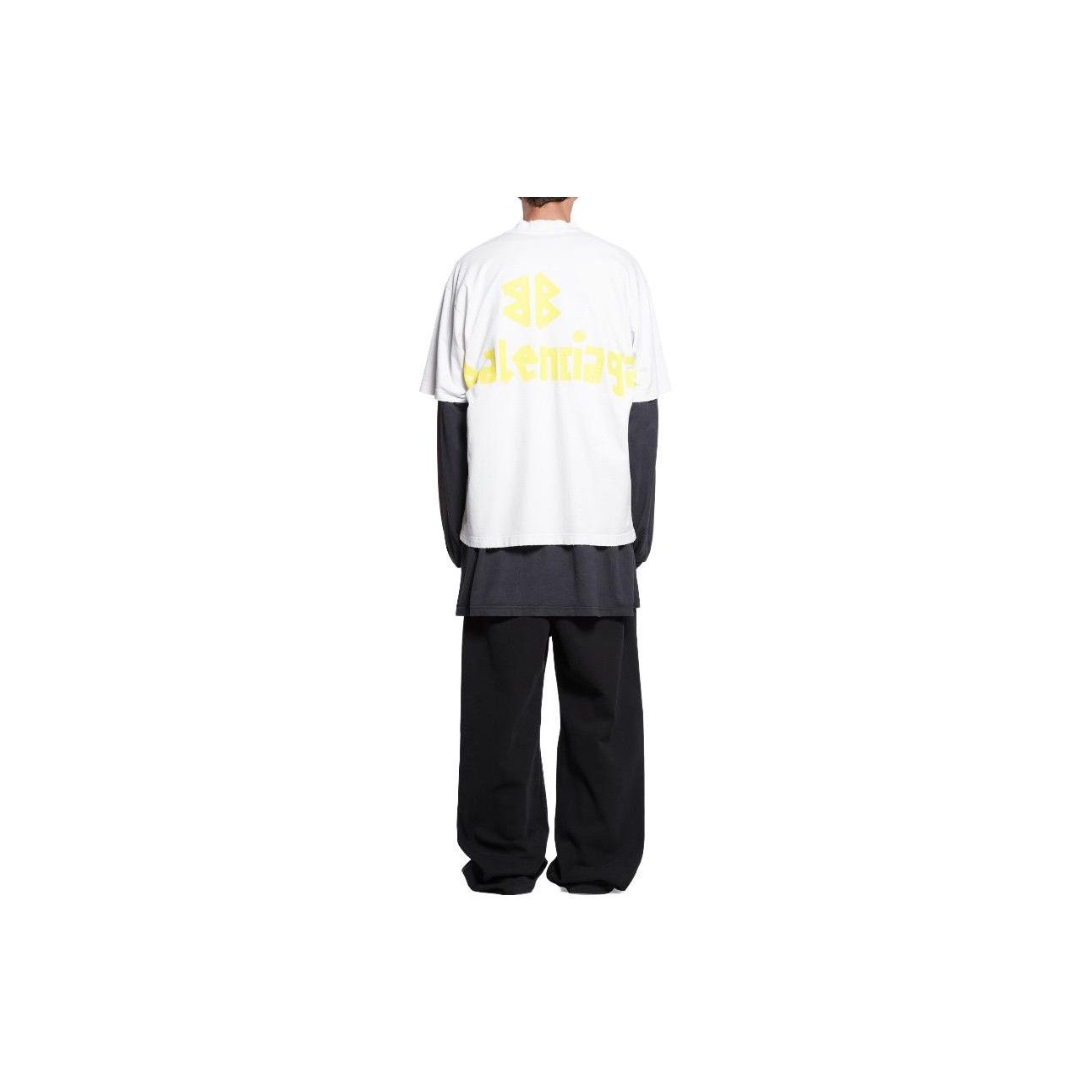 Balenciaga Balenciaga Tape Type Logo T-Shirt XS Size US XS / EU 42 / 0 - 8 Thumbnail
