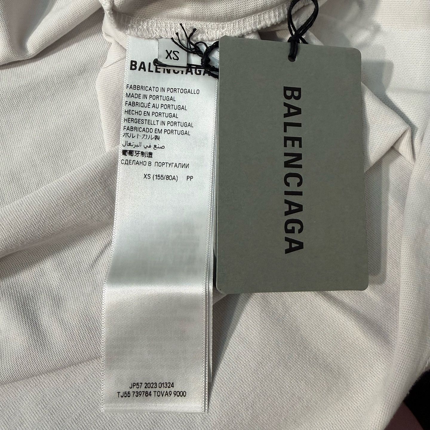 Balenciaga Balenciaga Tape Type Logo T-Shirt XS Size US XS / EU 42 / 0 - 4 Thumbnail
