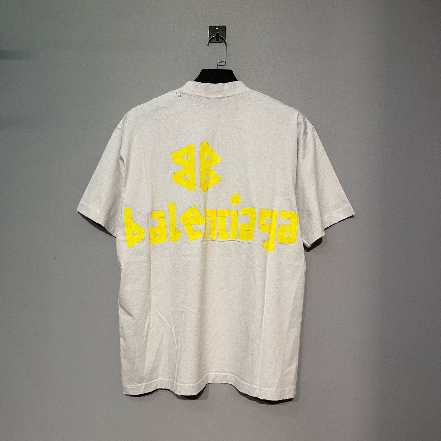 Balenciaga Balenciaga Tape Type Logo T-Shirt XS Size US XS / EU 42 / 0 - 2 Thumbnail