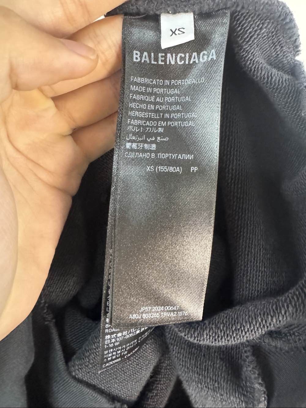 Balenciaga Balenciaga Logo Print Hoodie Size XS Size US XS / EU 42 / 0 - 4 Thumbnail