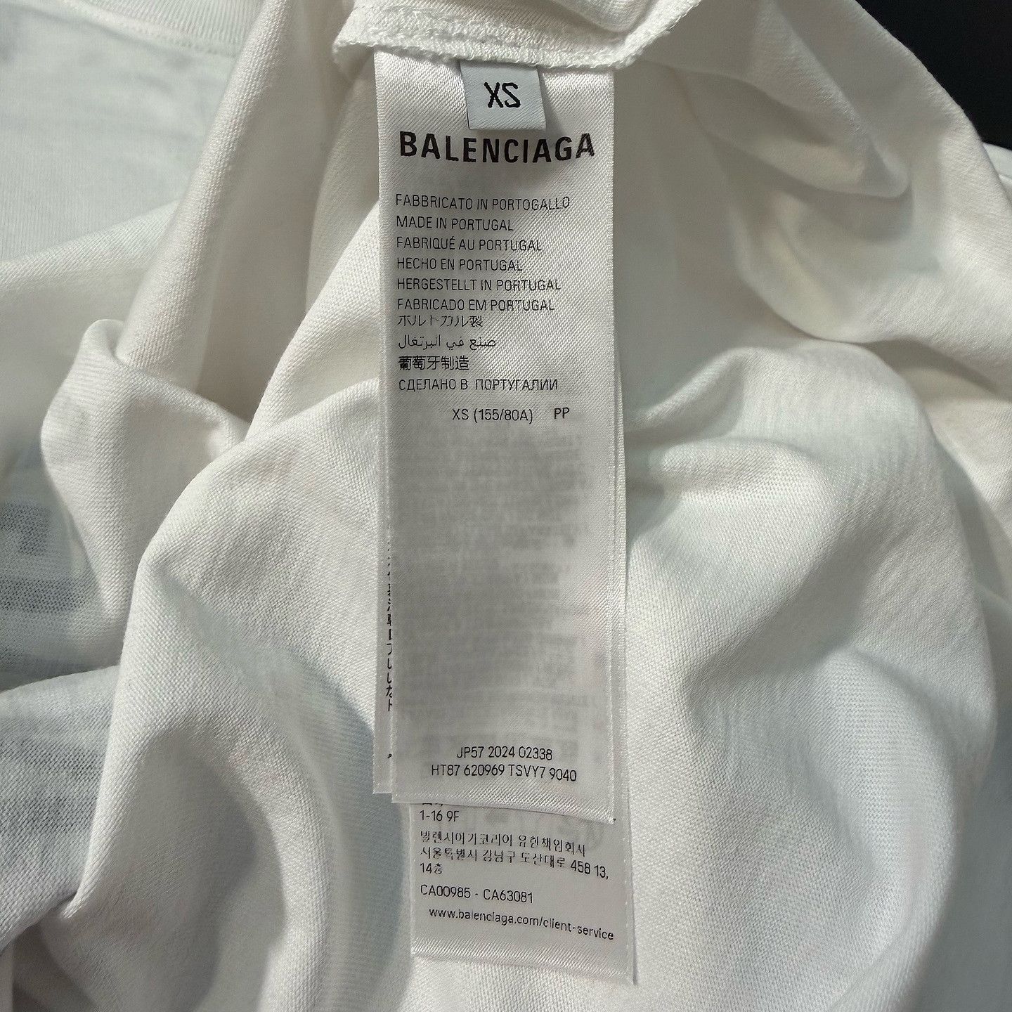 Balenciaga Balenciaga I Love Paris Graphic T-Shirt US XS Size US XS / EU 42 / 0 - 4 Thumbnail
