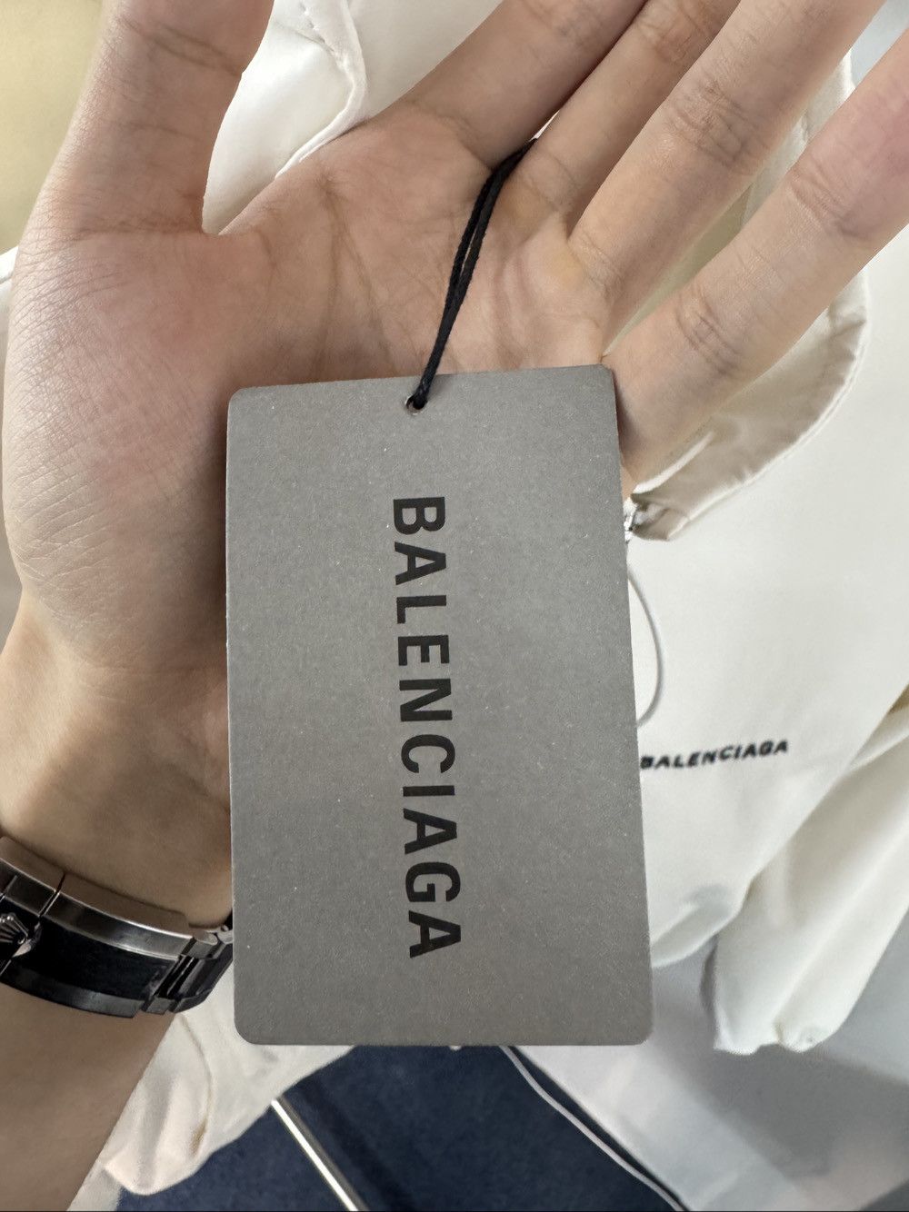 Balenciaga Balenciaga Logo Light Jacket Size L Size US M / EU 48-50 / 2 - 5 Thumbnail