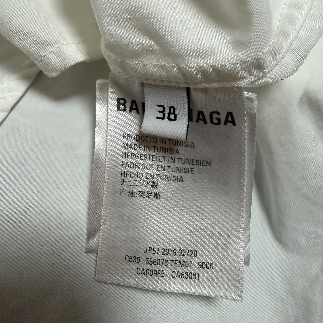 Balenciaga Balenciaga Back Logo Button Up Shirt Size S Size US S / EU 44-46 / 1 - 4 Thumbnail