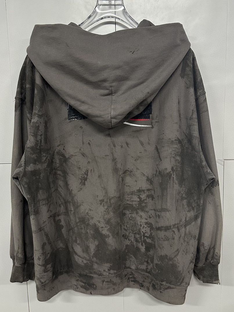 Balenciaga Balenciaga Tie Dye Logo Patch Hoodie Size M Size US M / EU 48-50 / 2 - 2 Thumbnail