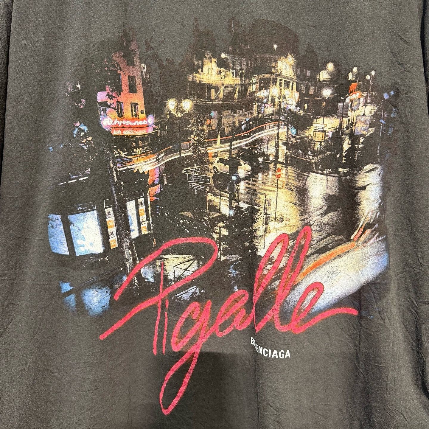 Balenciaga Balenciaga Pigalle Print T-Shirt Size M Size US M / EU 48-50 / 2 - 5 Thumbnail