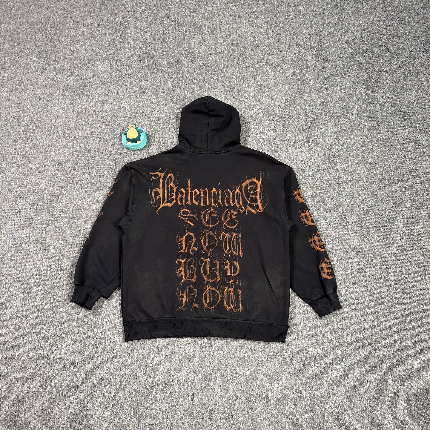 Balenciaga Balenciaga Heavy Metal Zip Hoodie Size M Size US M / EU 48-50 / 2 - 2 Thumbnail