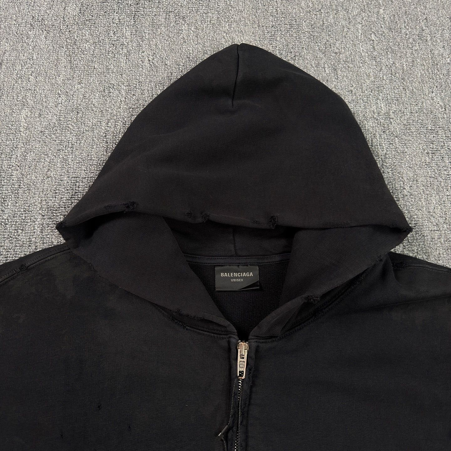 Balenciaga Balenciaga Heavy Metal Zip Hoodie Size M Size US M / EU 48-50 / 2 - 3 Thumbnail