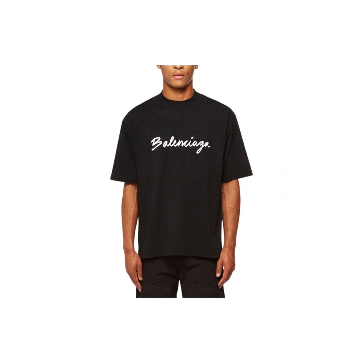 Balenciaga Balenciaga Script Logo T-Shirt Size XL Size US XL / EU 56 / 4 - 6 Thumbnail