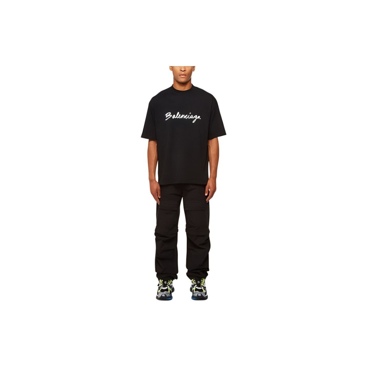 Balenciaga Balenciaga Script Logo T-Shirt Size XL Size US XL / EU 56 / 4 - 5 Thumbnail