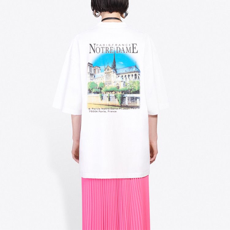 Balenciaga Balenciaga Paris Landmarks Graphic T-Shirt XXS Size XXS / US 00 / IT 34 - 10 Thumbnail