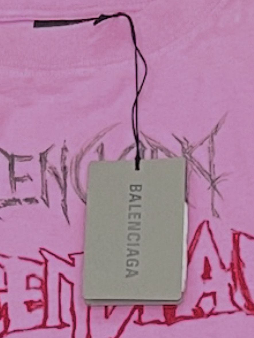 Balenciaga Balenciaga Graphic Print Long Sleeve T-Shirt US XL Size US XL / EU 56 / 4 - 5 Thumbnail