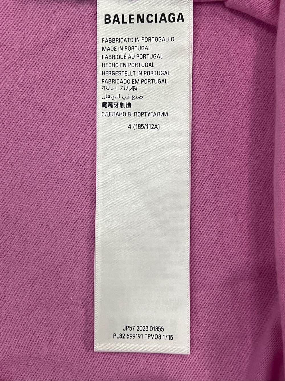 Balenciaga Balenciaga Graphic Print Long Sleeve T-Shirt US XL Size US XL / EU 56 / 4 - 4 Thumbnail
