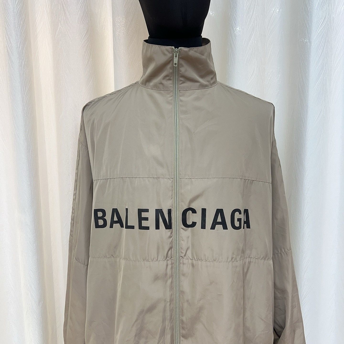 Balenciaga Balenciaga Logo Zip-Up Light Jacket Size XS Size US XS / EU 42 / 0 - 6 Thumbnail