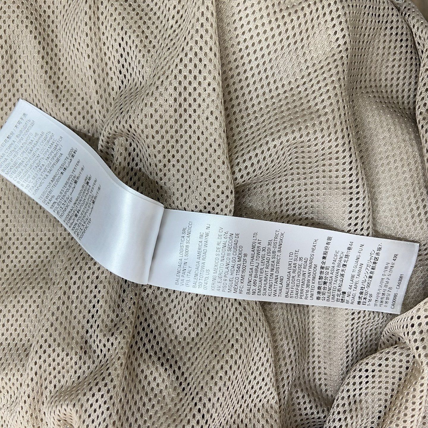 Balenciaga Balenciaga Logo Zip-Up Light Jacket Size XS Size US XS / EU 42 / 0 - 10 Thumbnail