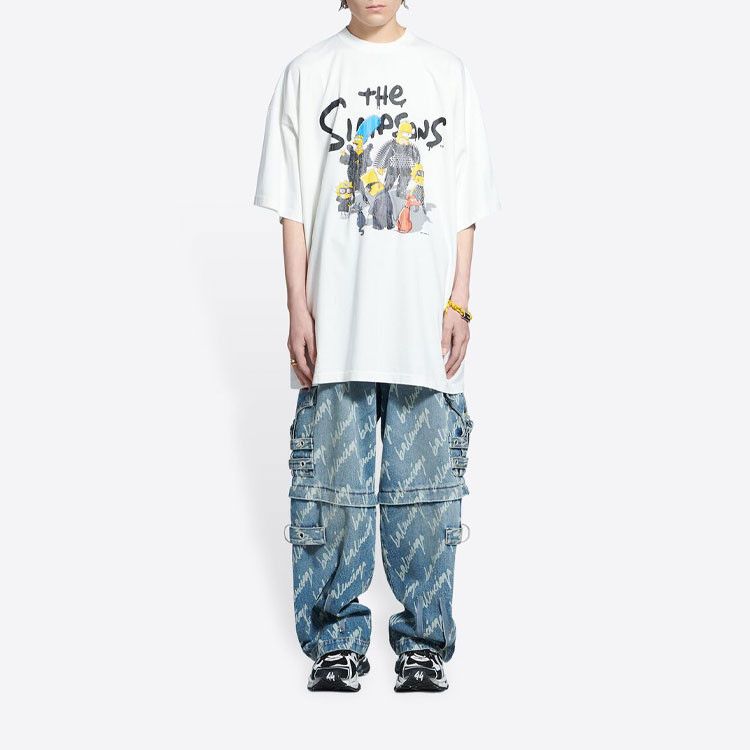 Balenciaga Balenciaga The Simpsons Print T-Shirt Size M Size US M / EU 48-50 / 2 - 7 Thumbnail