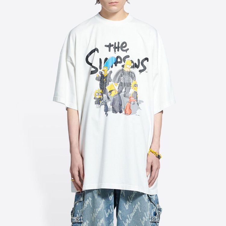 Balenciaga Balenciaga The Simpsons Print T-Shirt Size M Size US M / EU 48-50 / 2 - 8 Thumbnail
