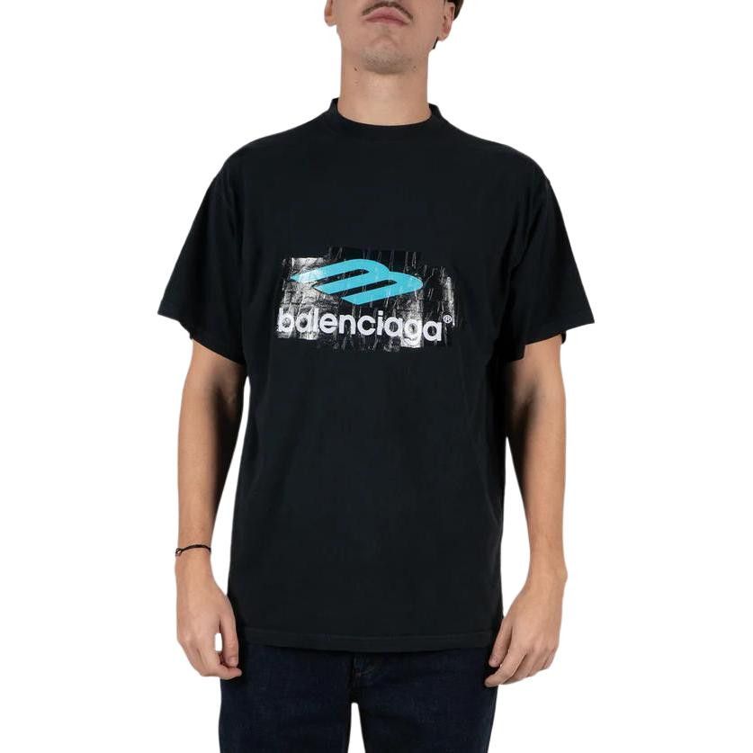 Balenciaga Balenciaga Logo Print T-Shirt Size M Size US M / EU 48-50 / 2 - 7 Thumbnail