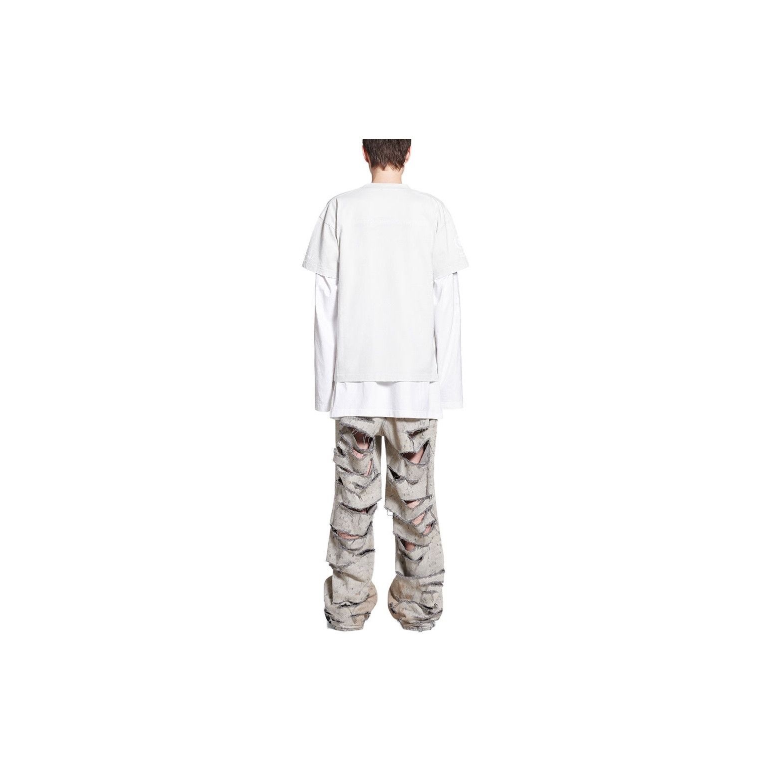 Balenciaga Balenciaga WFP Graphic Logo T-Shirt Size L Size US L / EU 52-54 / 3 - 11 Thumbnail