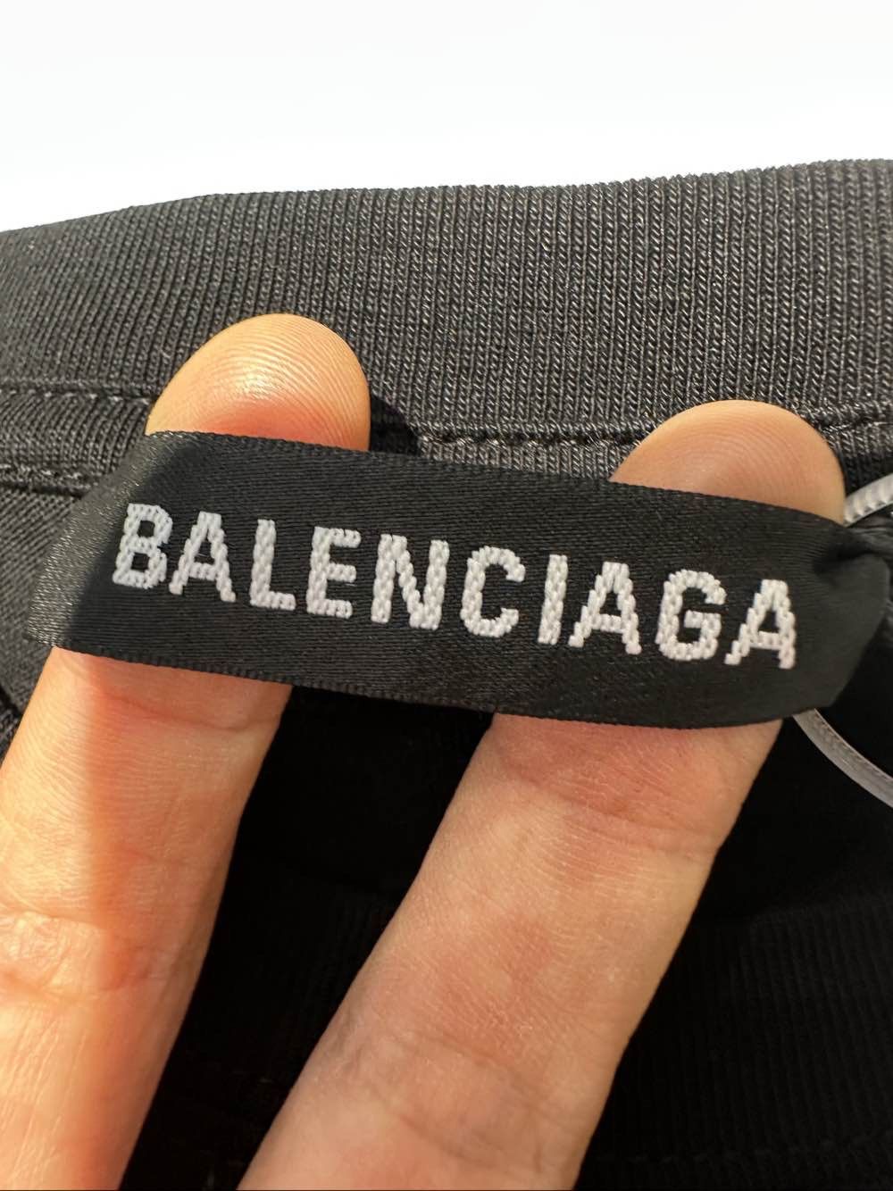 Balenciaga Balenciaga Wave Logo T-Shirt Size M Size US M / EU 48-50 / 2 - 3 Thumbnail