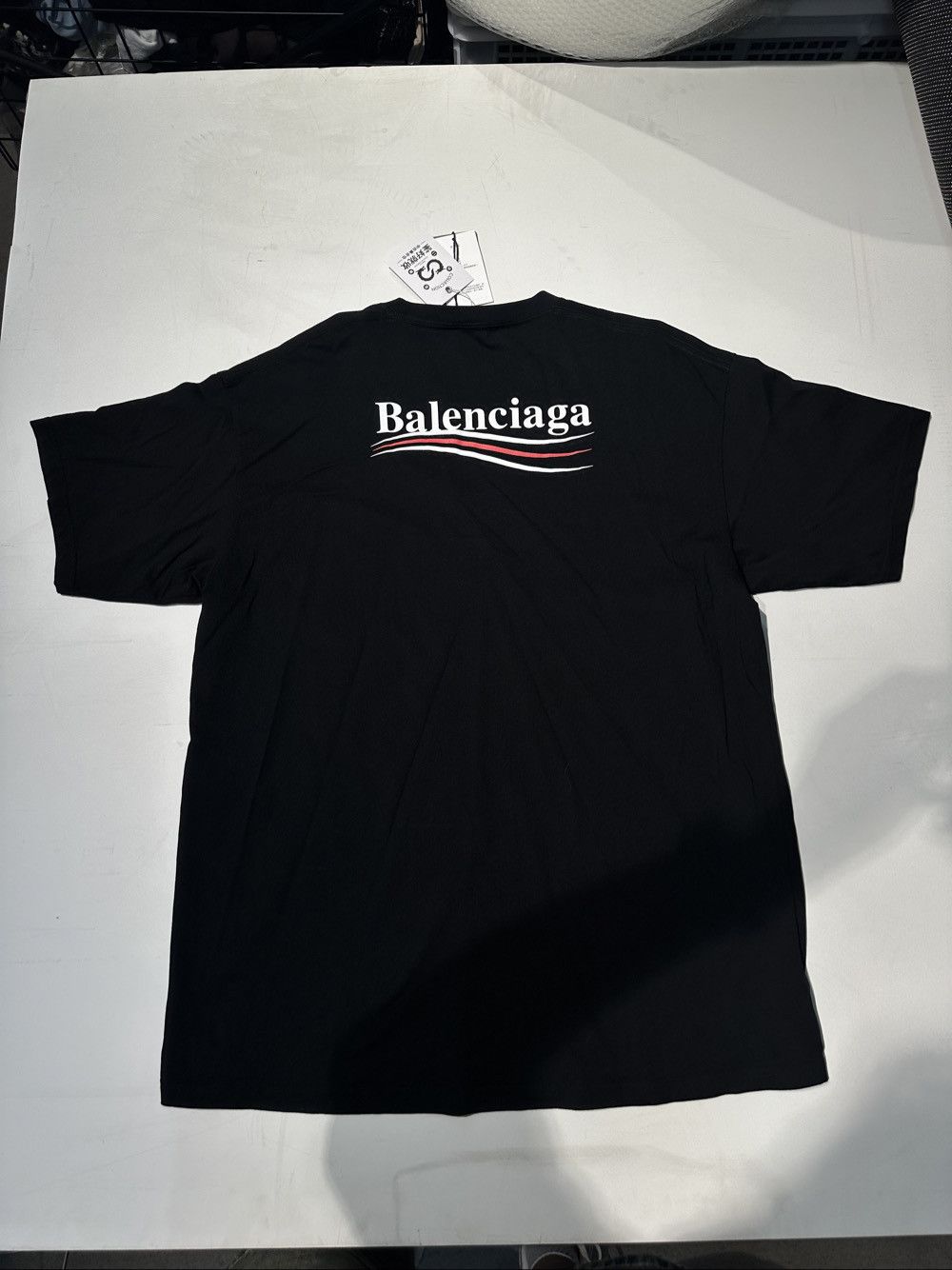 Balenciaga Balenciaga Wave Logo T-Shirt Size M Size US M / EU 48-50 / 2 - 2 Thumbnail