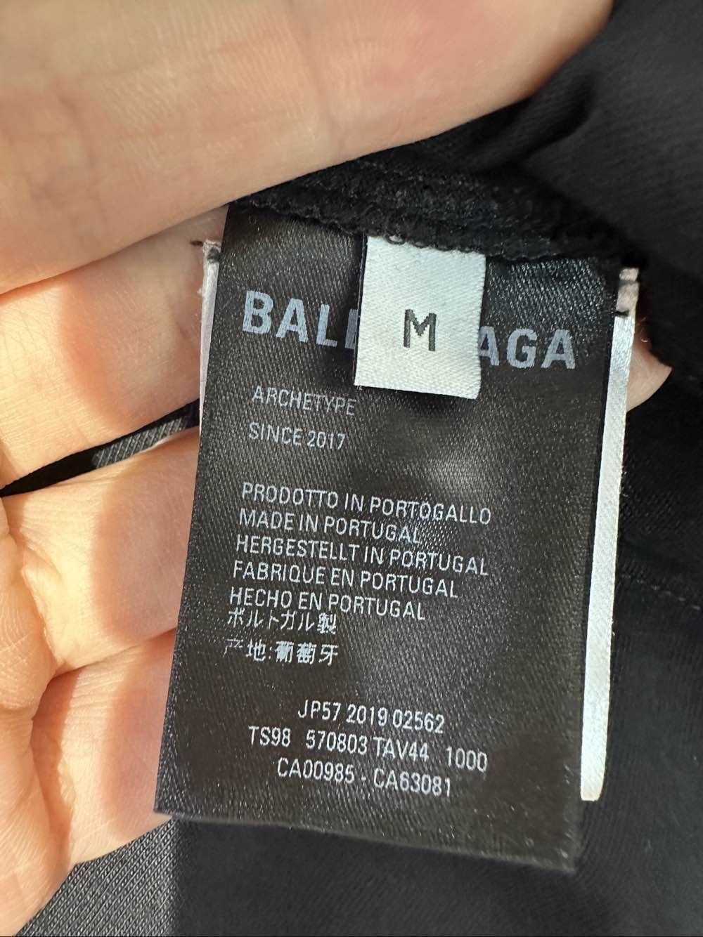 Balenciaga Balenciaga Wave Logo T-Shirt Size M Size US M / EU 48-50 / 2 - 4 Thumbnail