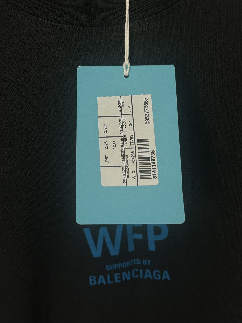 Balenciaga Balenciaga WFP Graphic T-Shirt Size M Size US M / EU 48-50 / 2 - 5 Thumbnail