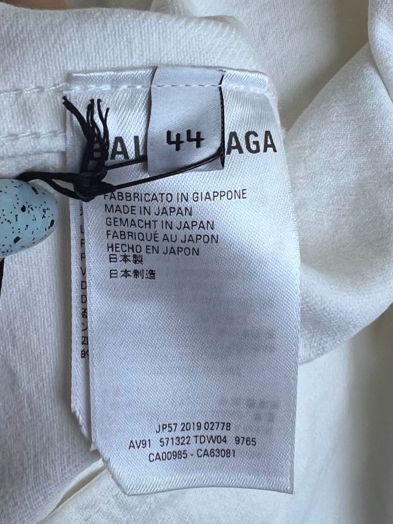 Balenciaga Balenciaga Back Logo Denim Jacket Size 44 Size US S / EU 44-46 / 1 - 4 Thumbnail