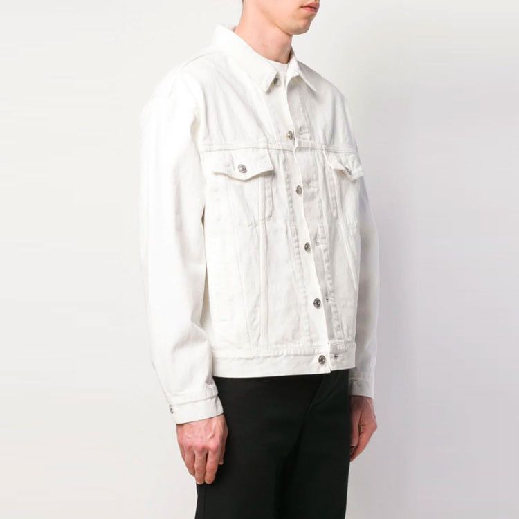 Balenciaga Balenciaga Back Logo Denim Jacket Size 44 Size US S / EU 44-46 / 1 - 8 Thumbnail