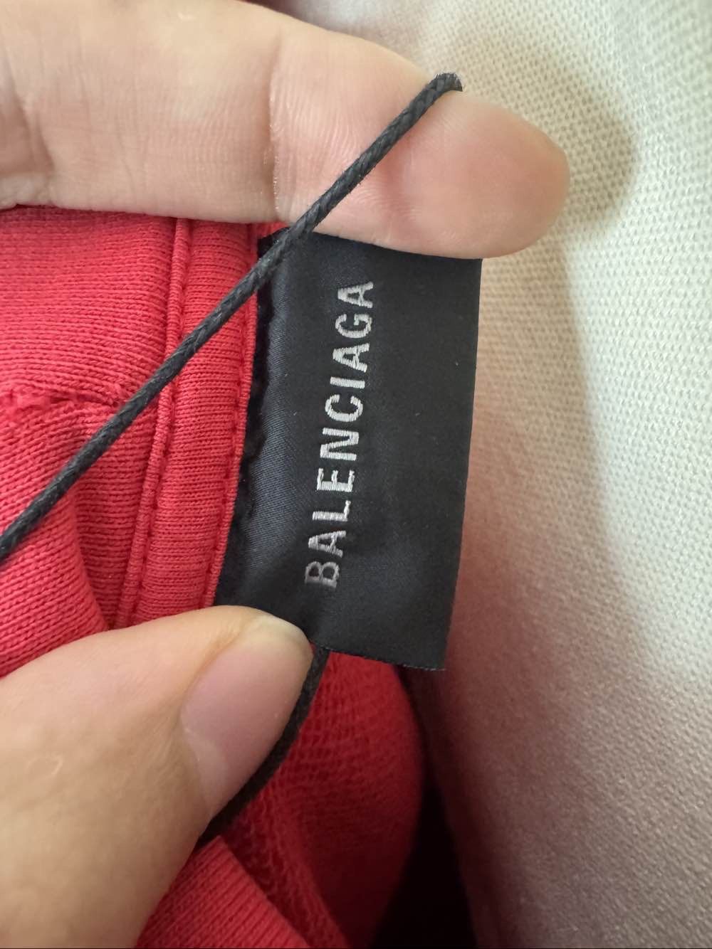 Balenciaga Balenciaga Logo Zip-up Hoodie Red Size S Size US S / EU 44-46 / 1 - 3 Thumbnail