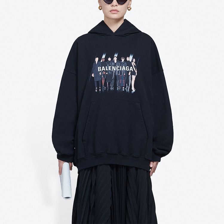 Balenciaga Balenciaga Portrait Print Hoodie Size M Size M / US 6-8 / IT 42-44 - 10 Thumbnail