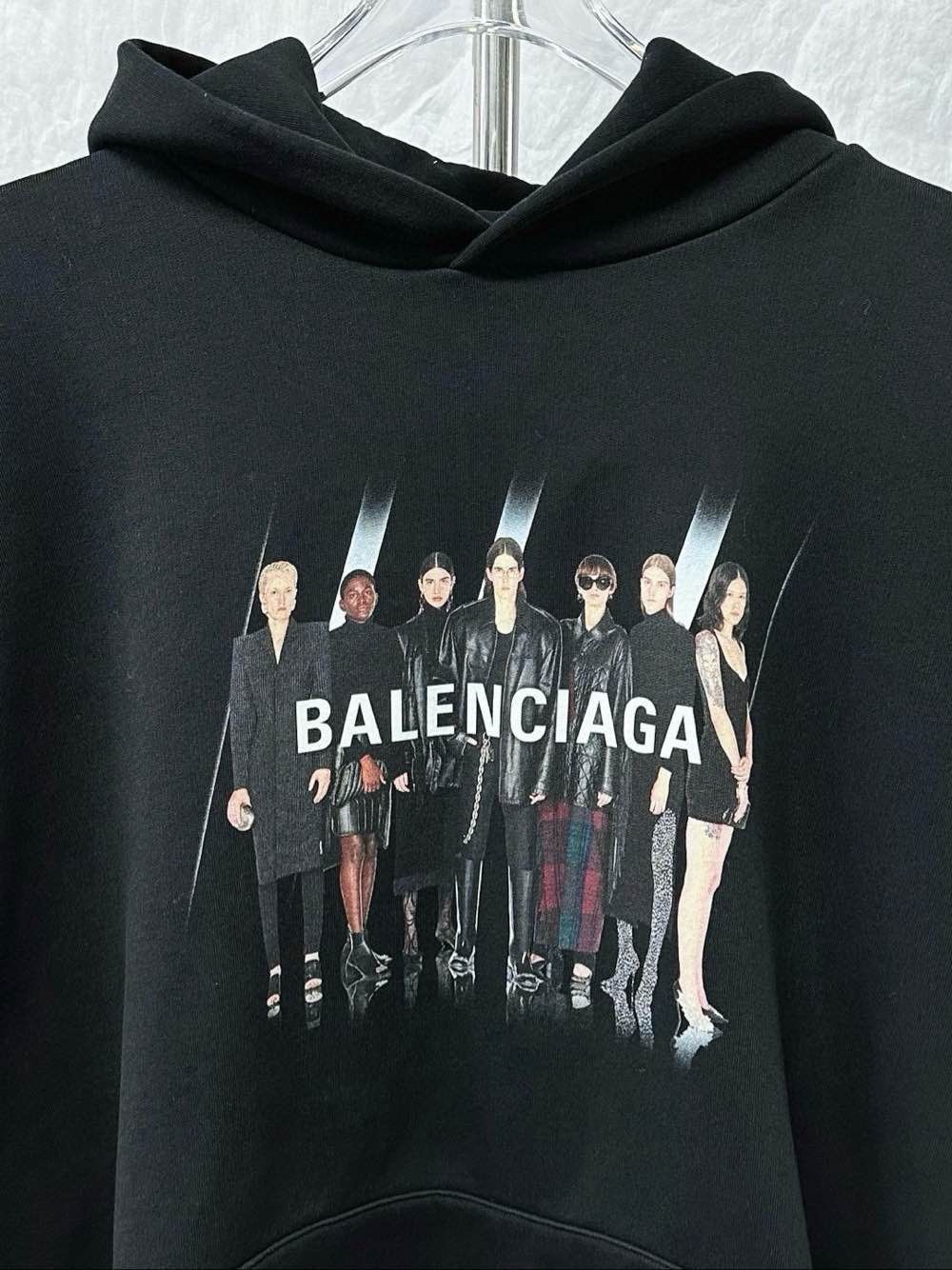 Balenciaga Balenciaga Portrait Print Hoodie Size M Size M / US 6-8 / IT 42-44 - 8 Thumbnail