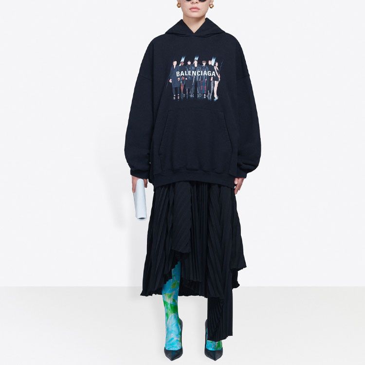 Balenciaga Balenciaga Portrait Print Hoodie Size M Size M / US 6-8 / IT 42-44 - 9 Thumbnail