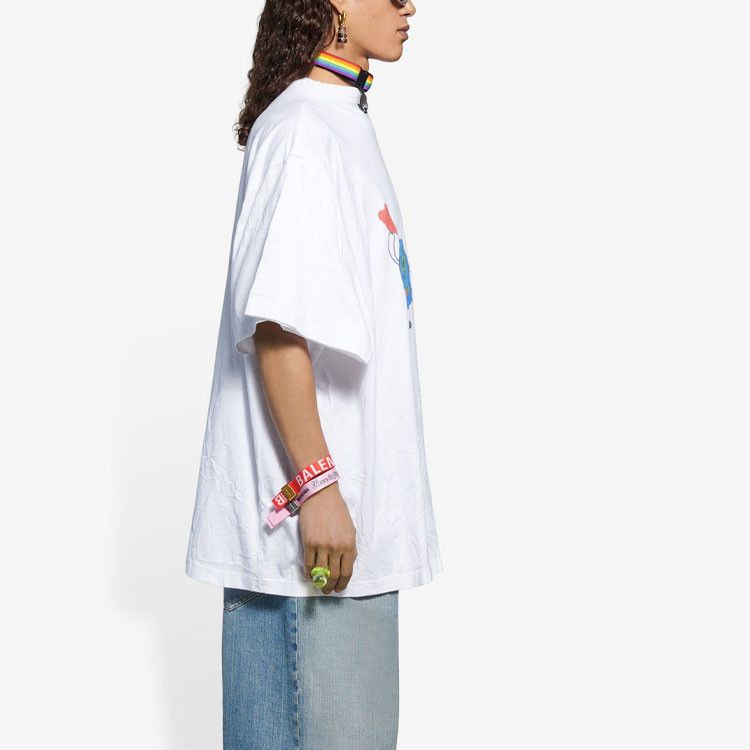 Balenciaga Balenciaga Earth Graphic T-Shirt Size XXS Size US XXS / EU 40 - 7 Thumbnail