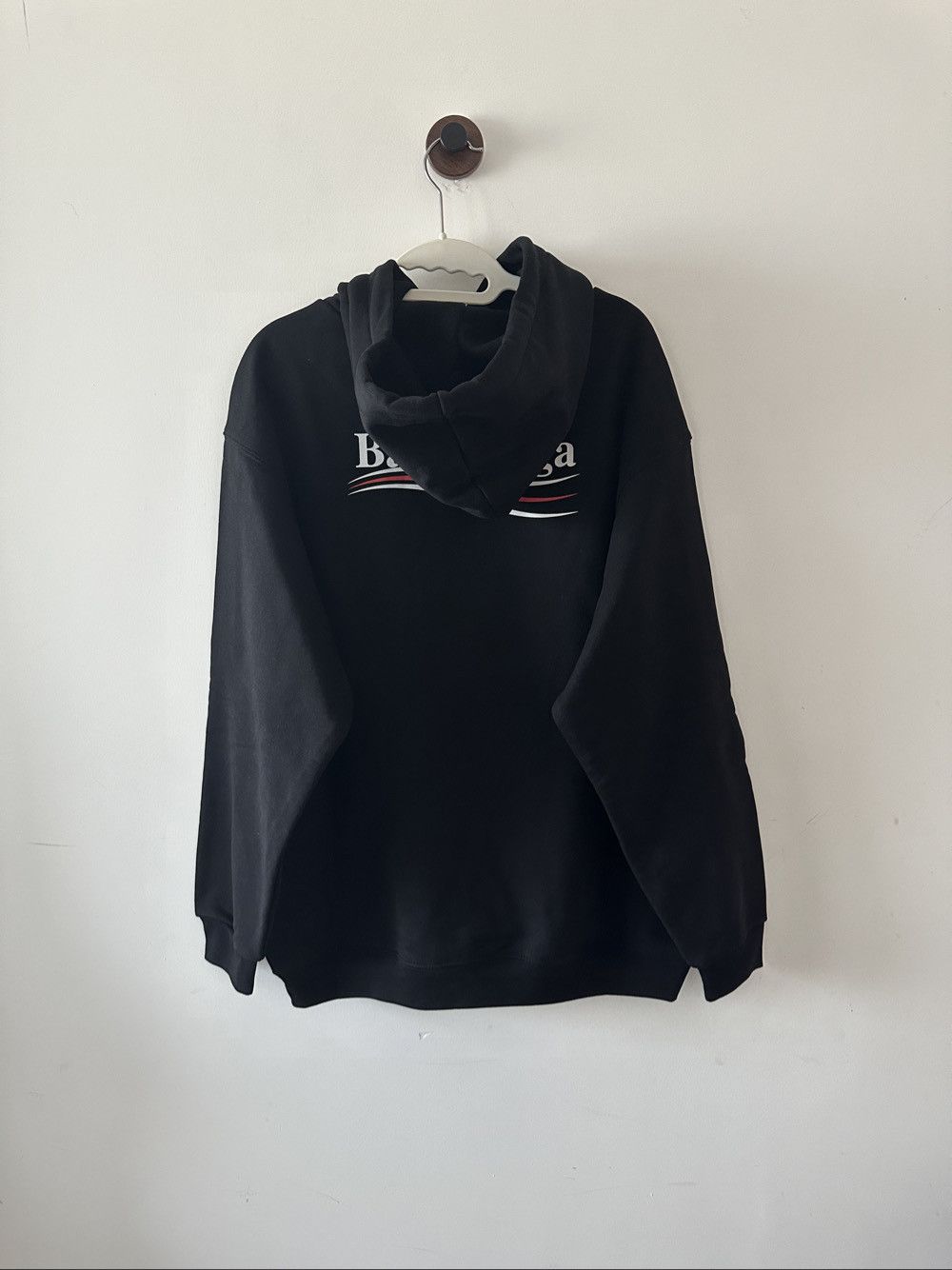 Balenciaga Balenciaga Political Campaign Hoodie Black Size S Size US S / EU 44-46 / 1 - 2 Thumbnail